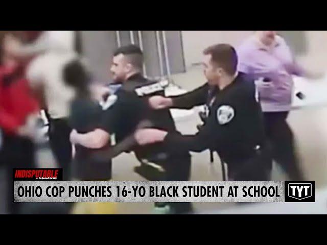 School Cop CLOBBERS Black Student During Arrest In Front Of Classmates