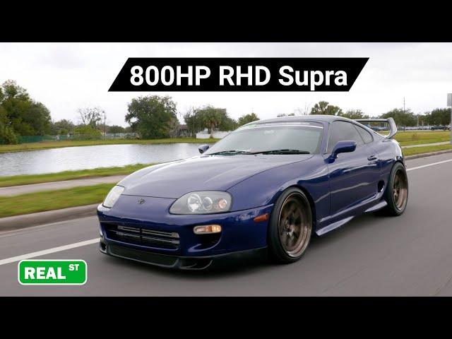 The Perfect Daily Driver! 800HP RHD Supra