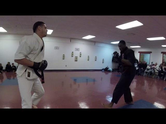 Urban Goju Ryu USA: 2nd Degree Black belt full contact sparring.