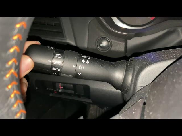 Subaru Crosstrek Headlight Controls