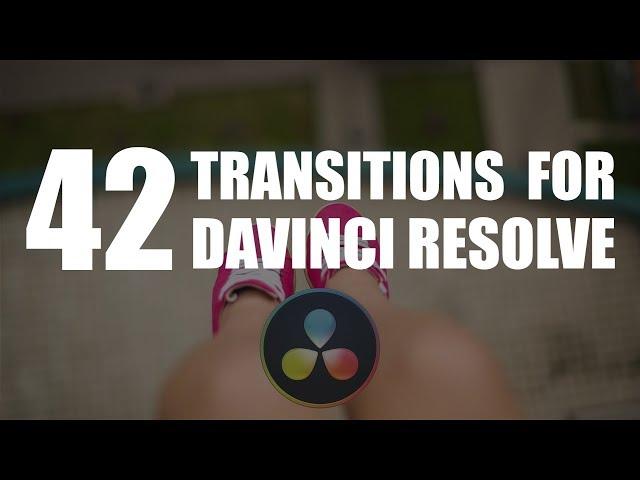 42 Davinci Resolve 16 Transitions Pack