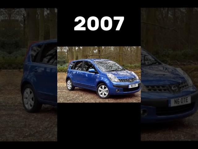 Evolution of Nissan Note {2005~2024} #shorts #evolution #mgctube#nissan