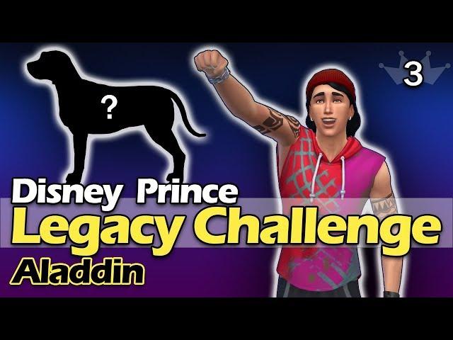 Aladdin Gets a Pet! | Sims 4 Legacy Challenge: Disney Princes - ALADDIN | Part 3