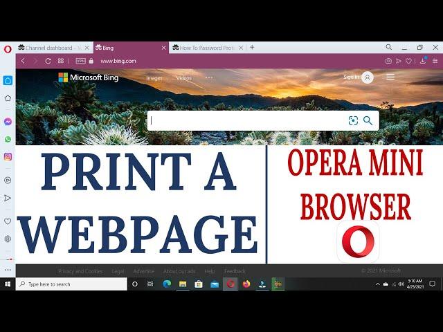 How To Print a Webpage I Web Browser Tutorials