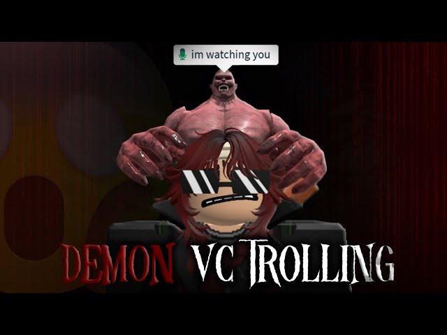 ROBLOX Invisible Demon Trolling on VC