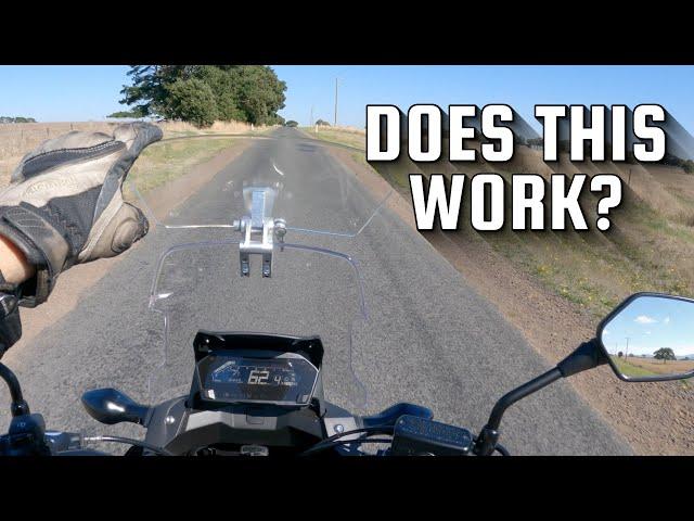 Amazon Motorcycle Screen Deflector Review