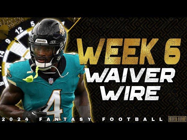 Week 6 Waiver Wire Pickups - 2024 Fantasy Football