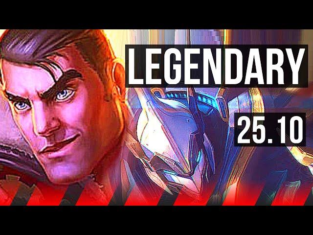 JAYCE vs SETT (TOP) | 8 solo kills, 17/3/8, Legendary, 45k DMG | KR Grandmaster | 25.10