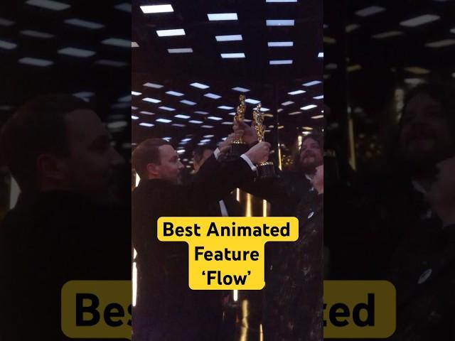 The Good Vibes are Flowing! Congrats to the “Flow” Team For Taking Home Best Animated Feature Film.