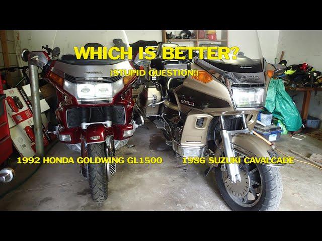 BIG TOURERS: Honda Goldwing GL1500 vs Suzuki Cavalcade - which is better?