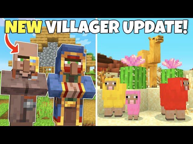 NEW Minecraft SPRING UPDATE! Villager Changes & More! Minecraft Bedrock Edition Beta 1.21.70.23