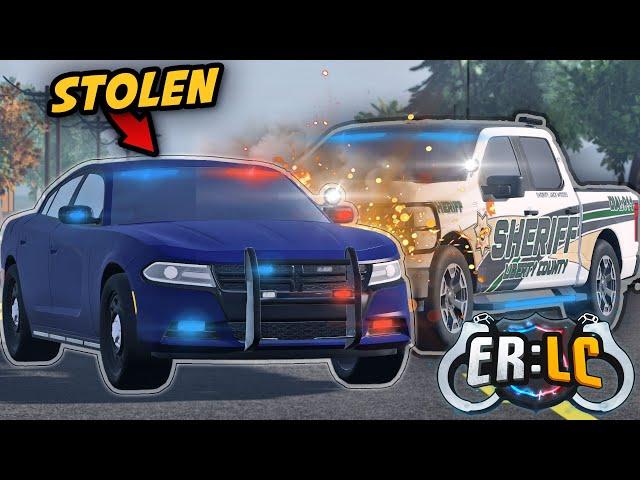 FAKE Cop Pulls Over KAREN and EVADES Police! - RPF - ER:LC Liberty County Roleplay - S3 EP 8