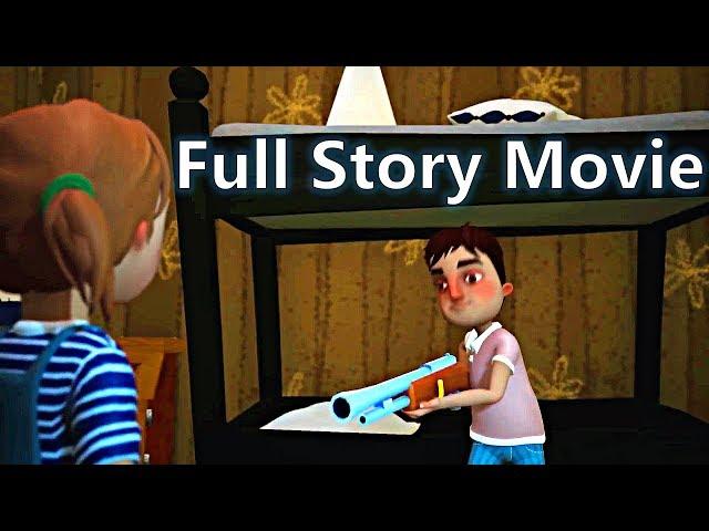 HELLO NEIGHBOR - FULL STORY Game Movie