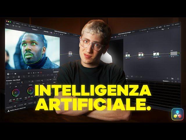 Intelligenza Artificiale su DaVinci Resolve, è folle. [Tutorial Italiano AI]