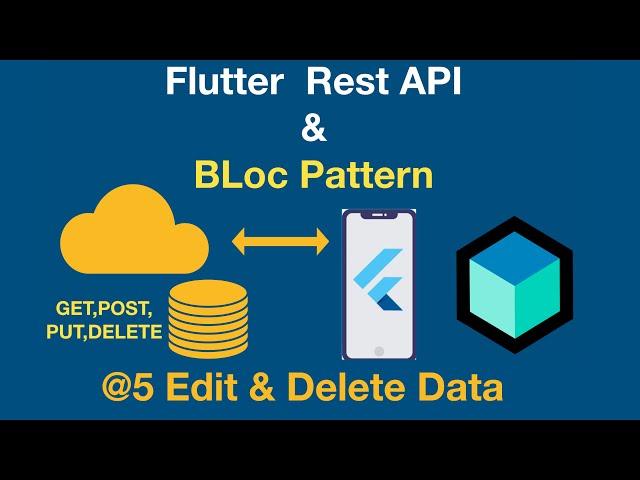 @5 Flutter Rest API & Bloc Pattern[Edit & Delete Data]