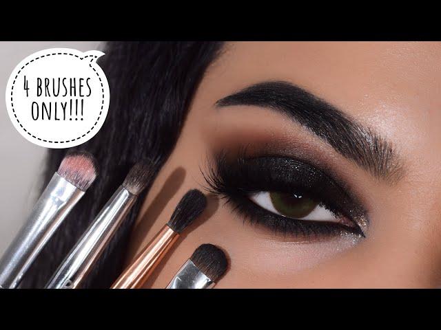 THE ONLY EYE BRUSHES YOU NEED!! Affordable Makeup brushes in India for small hooded eyes #eyemakeup