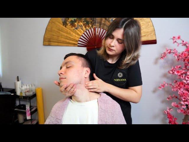 ASMR Intense neck and head massage by Anastasia