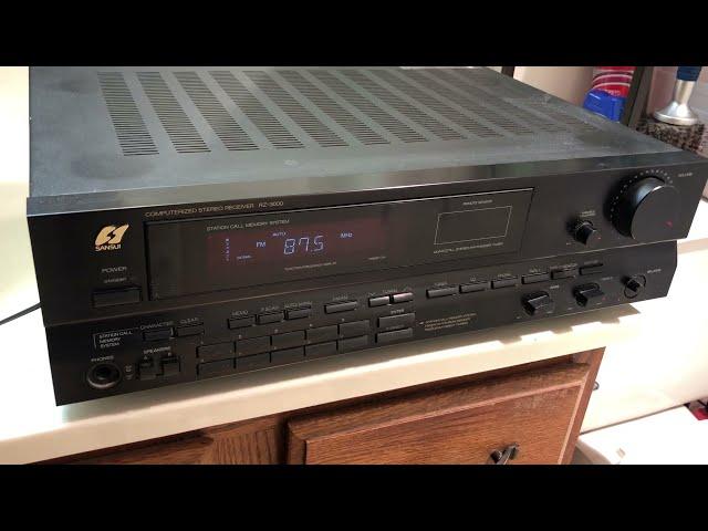 Sansui RZ-3000 AM FM Tuner Computerized Stereo Receiver & Amplifier