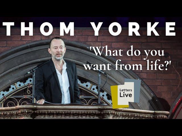 Thom Yorke reads a hilarious letter about a surprising text message