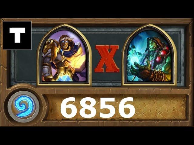 Hearthstone 6856 Rank 20 Murlock Paladin vs Shaman!