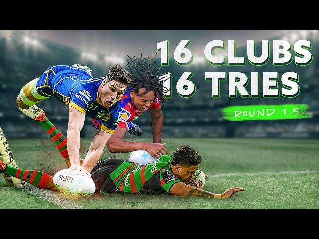 16 Clubs, 16 Tries | The best tries of Rounds 1-5, 2022 | NRL