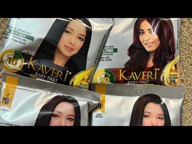 Kaveri hair colour || natural hair colour || Collaboration ||