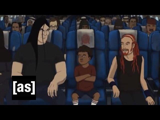 Flying In Coach | Metalocalypse | Adult Swim