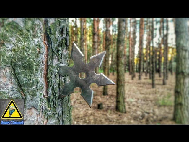 Как сделать Сюрикен (метательная звезда) / How To Make a Ninja Throwing Star (Shuriken)