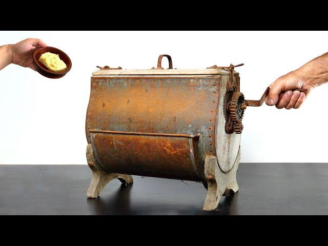 Giant Butter Churn Restoration