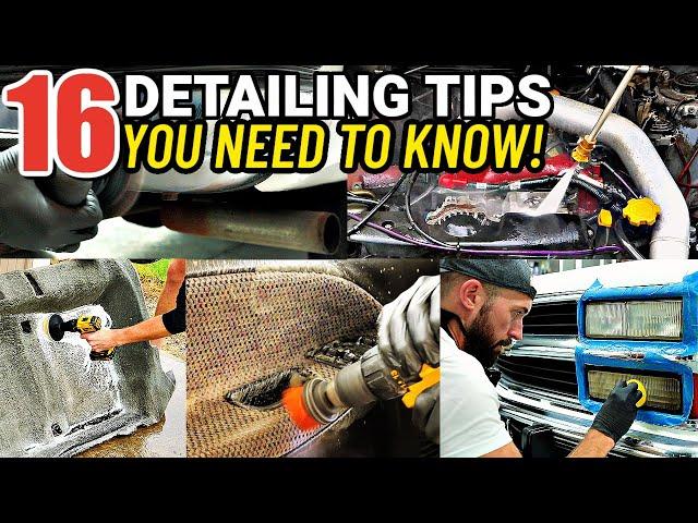 A Detailer's Tips to Detailing Your Car LIKE A PRO!!!