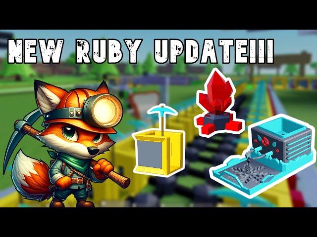 RUBY UPDATE! New Block Breaker, Ruby, & Snow Maker! (BLOCK TYCOON)