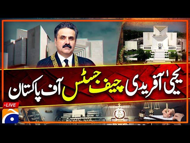 Live: Justice Yahya Afridi Appointed New Chief Justice of Pakistan | Supreme Court | Geo News