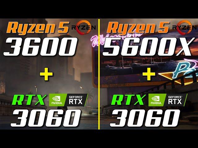 Ryzen 5 3600 vs. Ryzen 5 5600X | RTX 3060 | Will it Bottleneck?