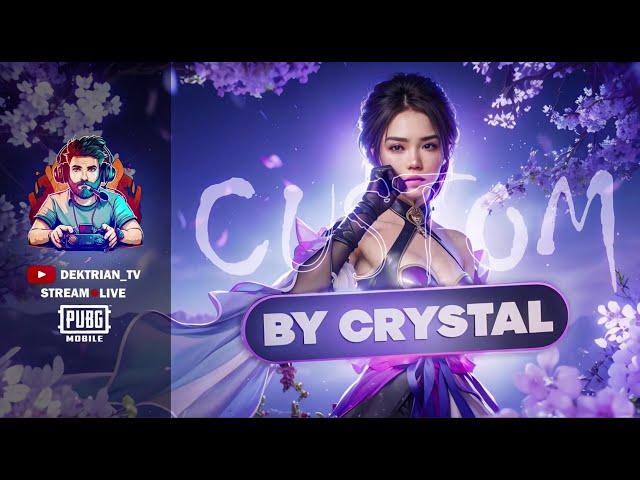  ПРИЗОВЫЕ КАСТОМКИ ОТ CRYSTAL В ПАБГ МОБАЙЛ  СТРИМ ПУБГ МОБАЙЛ 