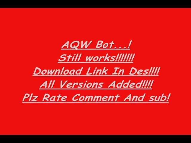 AQW Working Bot(works 2012-2014)