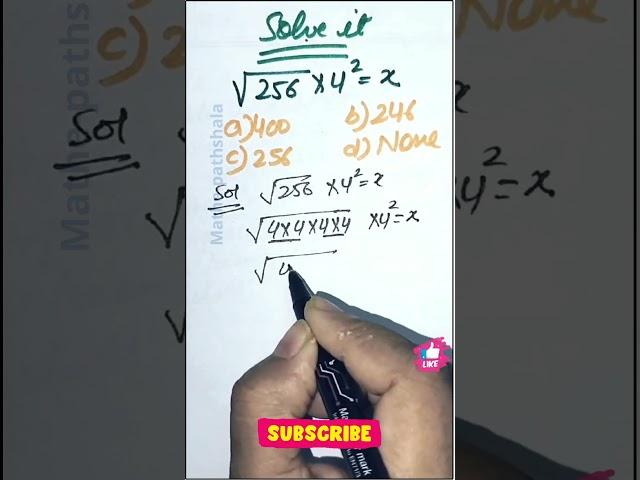 Nice Exponential Math Simplification | Find the Value of X #nice #exponential #math #mathmania