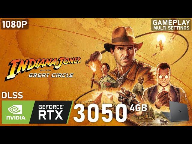 Indiana Jones and the Great Circle | RTX 3050 Laptop | 5600H | 2x8GB | Gameplay Multi Settings