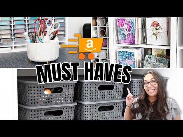 5 AMAZON Craft Room Organization MUST HAVES!