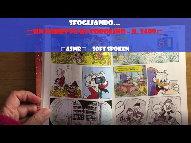 ASMR ITA  Sfogliando... un fumetto di Topolino (n.3499)  Soft Spoken