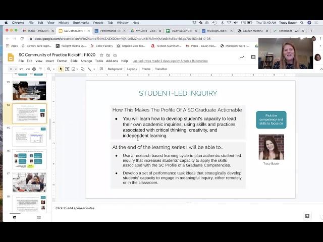 Student Led Inquiry