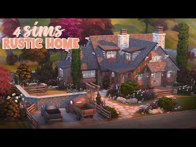 Large Rustic Family Home  | The Sims 4 Speed Build