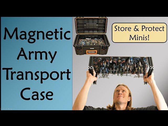 Magnetic Army Transporting Box DIY