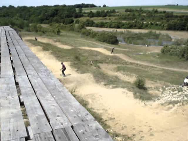 Diego Anderson - qualifs boardercross mountainboard @ Compiègne