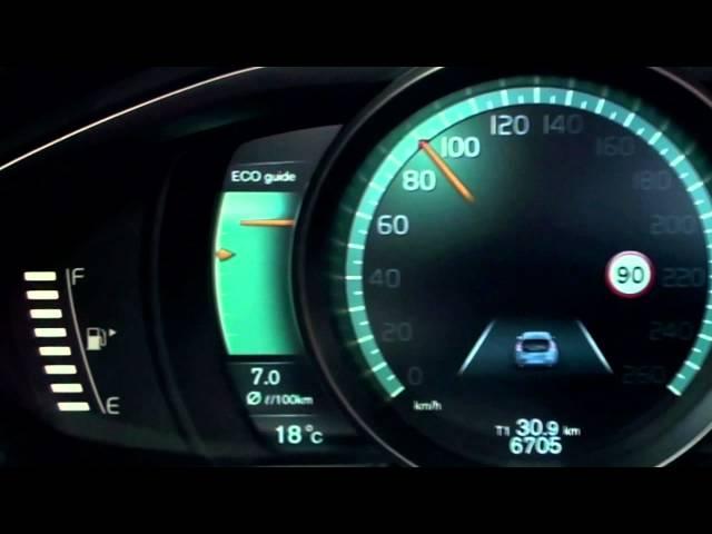 The Volvo V40: Active TFT Display