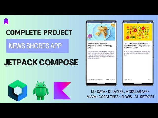 Building a Complete Android App : Jetpack Compose, MVVM, Coroutines & Dependency Injection