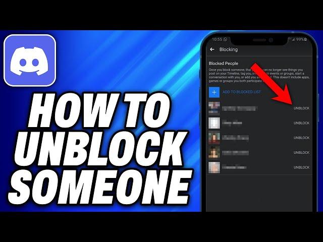 How To Unblock Someone On Discord Mobile (2024) - Easy Fix