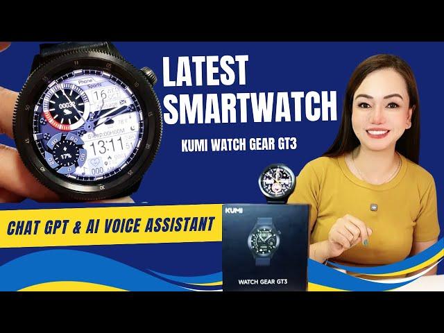 SMARTWATCH na may AI, Language Translator, Chat GPT,GPS, Atbp ! KUMI SMARTWATCH GT3/ @BestFindsTv