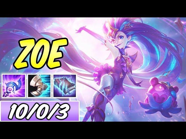 S+ FULL MAGIC PEN STAR GUARDIAN ZOE MID | Best Build & Runes | League of Legends