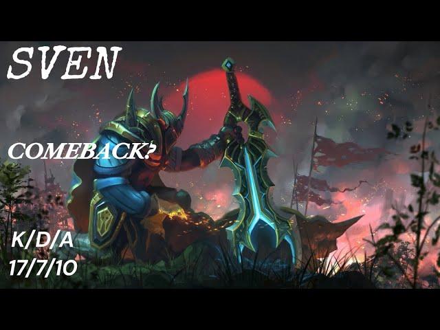 SVEN | Comeback? | Turbo Game Mode | DOTA 2 Gameplay