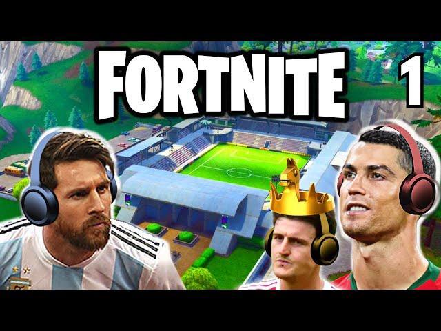 Messi & Ronaldo play FORTNITE!